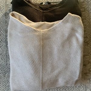 🌼  3 for $10/ Denver Hayes Boat Neck Pullover Textured Sweaters